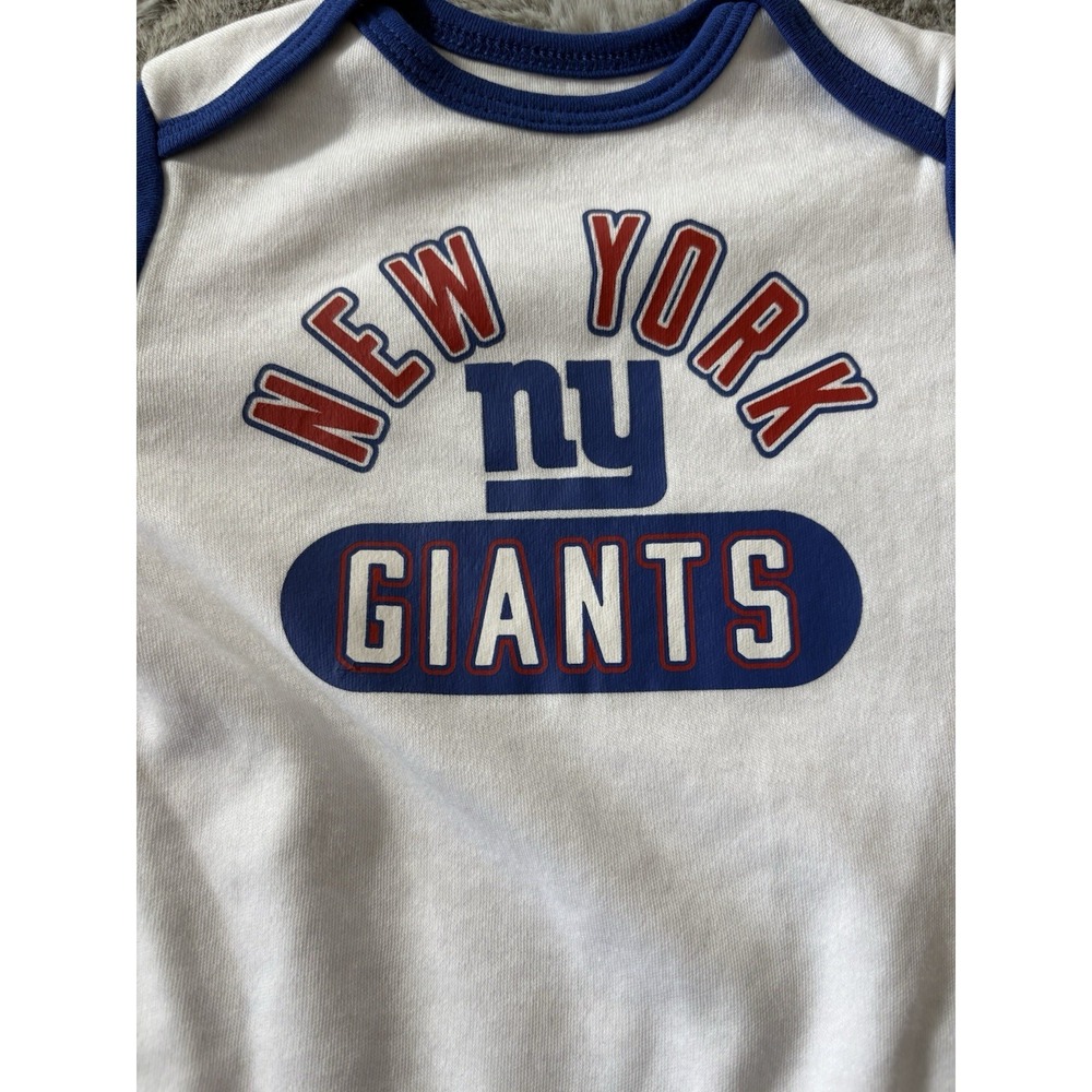 NFL team apparel 12 month one piece set of 3 New York Giants new with tags